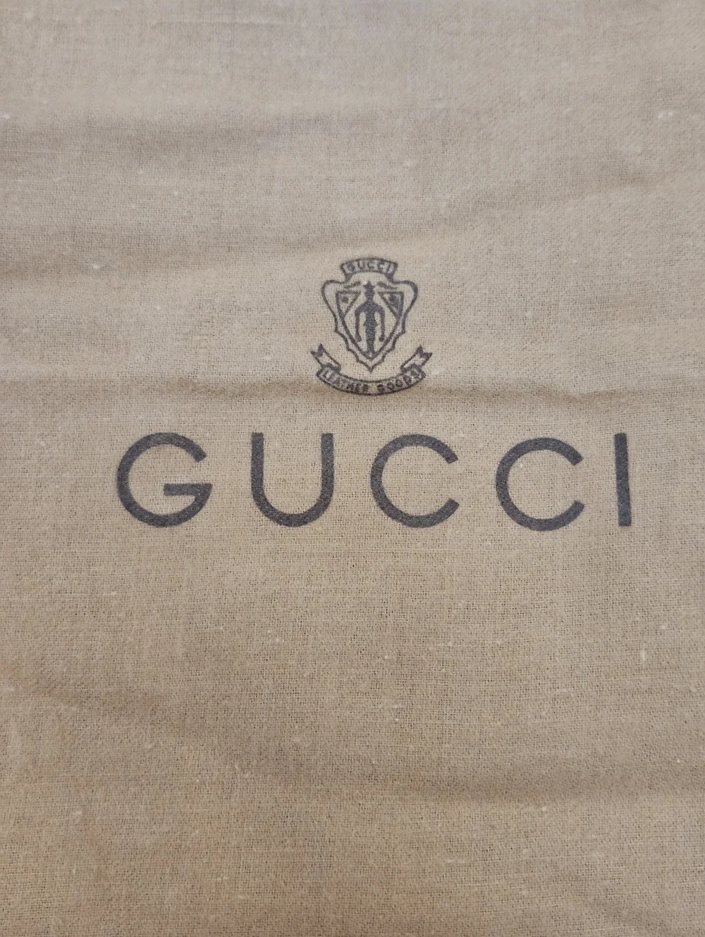 Gucci Dust Bag Shoe Storage Vintage Drawstring 2 Bags 14.5” X 8.75